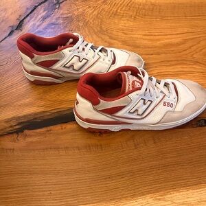 New Balance BB 550 Men’s Red and White Size 10